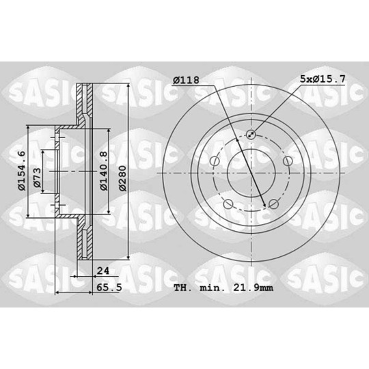 2464L24J - Brake Disc 