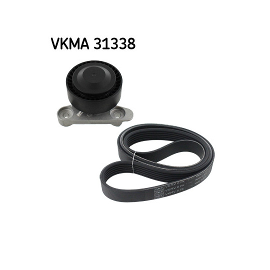 VKMA 31338 - V-Ribbed Belt Set 