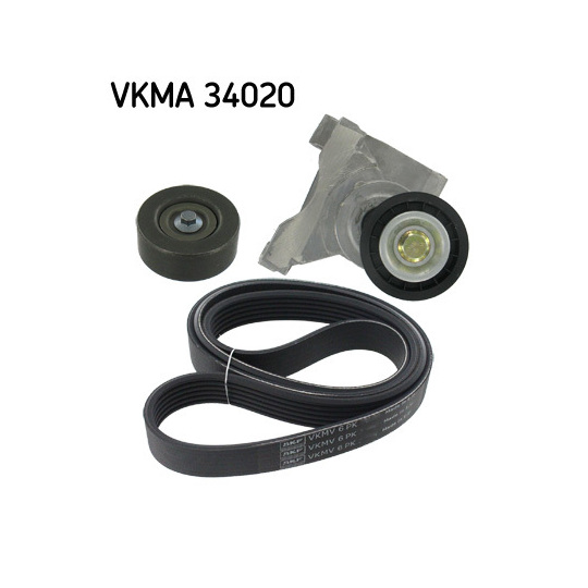 VKMA 34020 - V-Ribbed Belt Set 