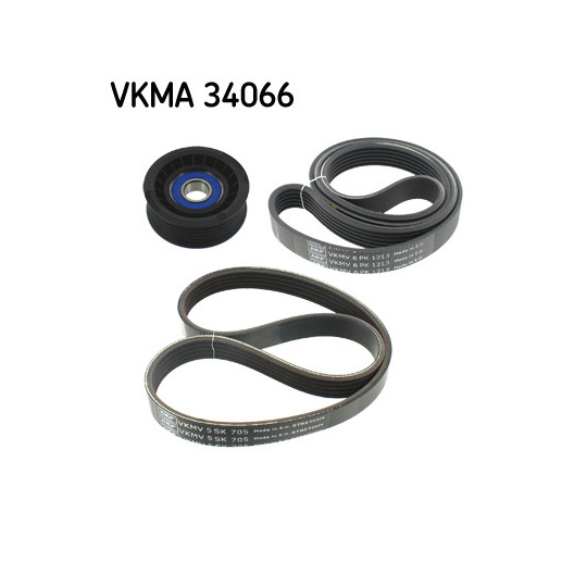 VKMA 34066 - V-Ribbed Belt Set 