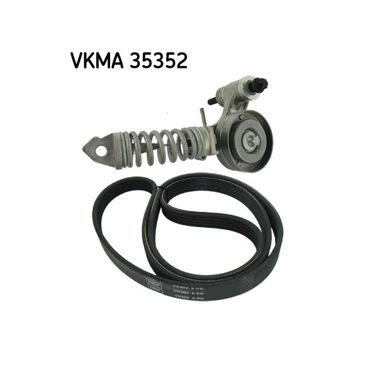 VKMA 35352 - V-Ribbed Belt Set 