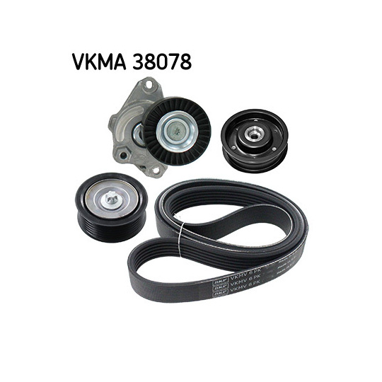 VKMA 38078 - V-Ribbed Belt Set 
