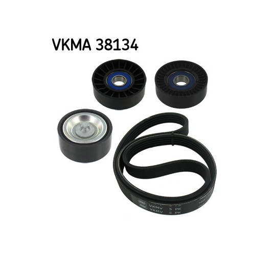 VKMA 38134 - V-Ribbed Belt Set 