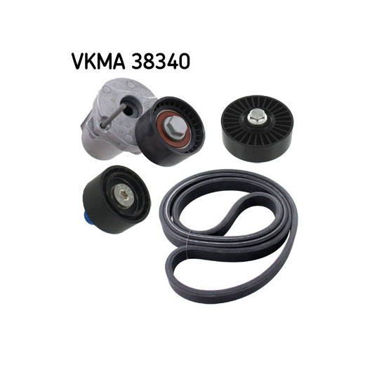 VKMA 38340 - V-Ribbed Belt Set 
