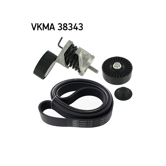 VKMA 38343 - V-Ribbed Belt Set 
