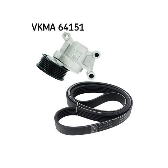 VKMA 64151 - V-Ribbed Belt Set 