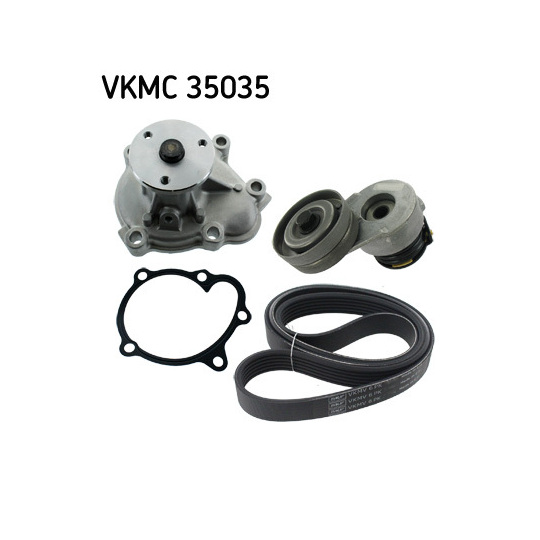 VKMC 35035 - Vesipumppu + vetohihnasarja 
