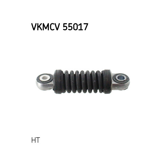 VKMCV 55017 - Tensioner Pulley, v-ribbed belt 