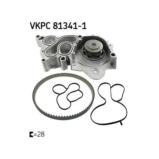 VKPC 81341-1 - Water pump 