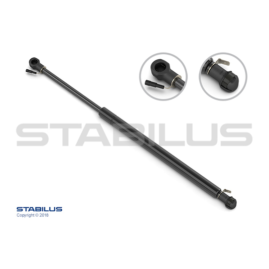 673281 - Gas Spring, rear windscreen 