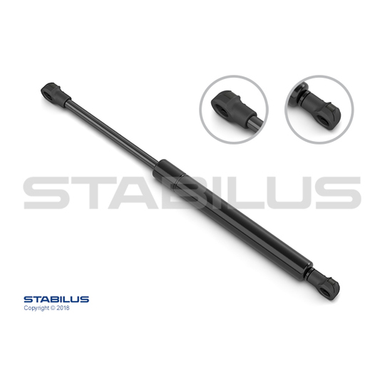 8846WI - Gas Spring, convertible top 