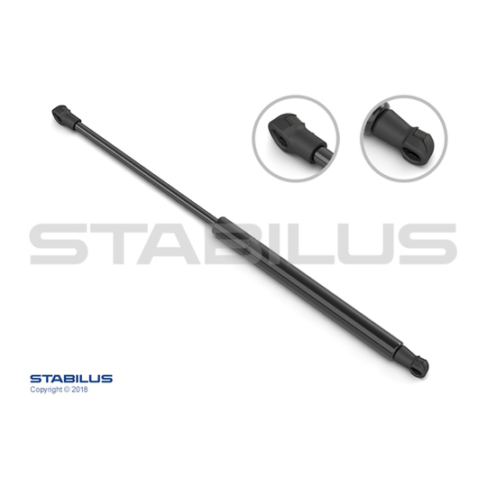 987111 - Gas Spring, rear windscreen 