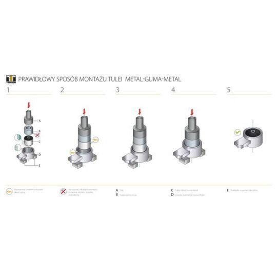 00168497 - Shock absorber bushing 