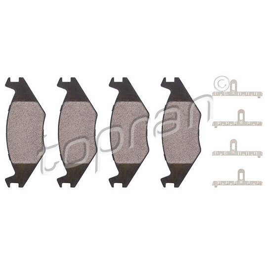 102 842 - Brake Pad Set, disc brake 