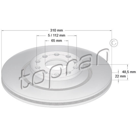 110 418 - Brake disk 