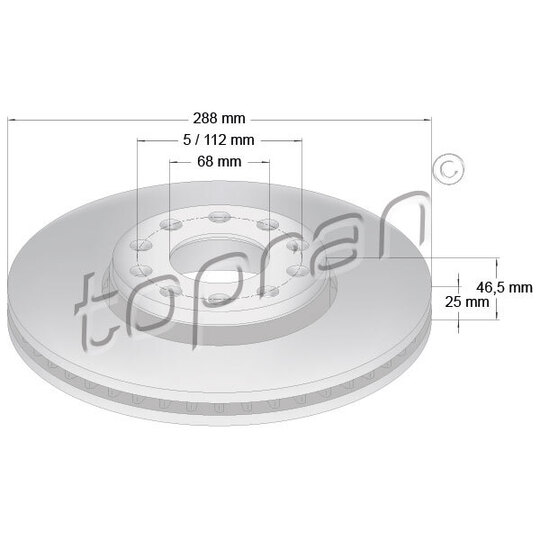 110 420 - Brake disk 