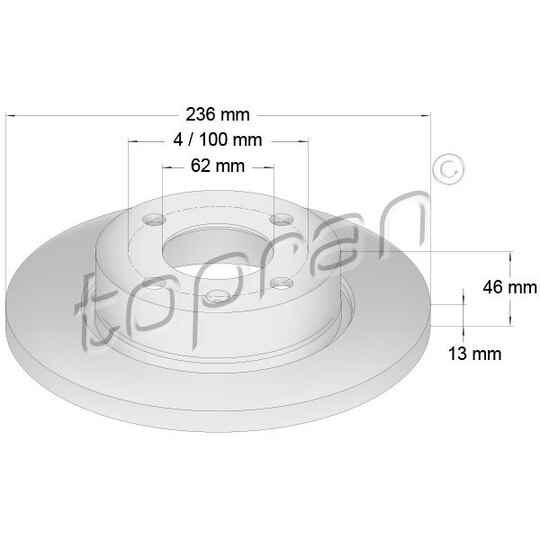 110 641 - Brake disk 