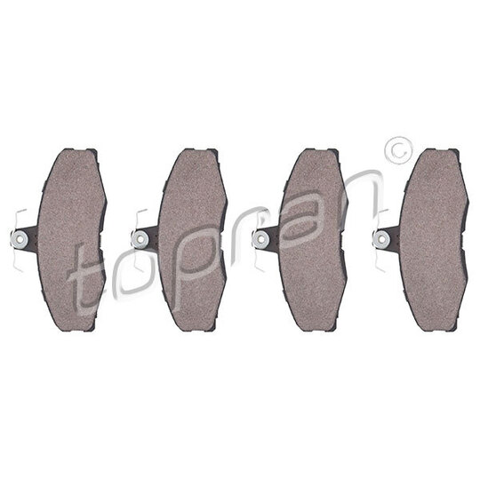 110 653 - Brake Pad Set, disc brake 