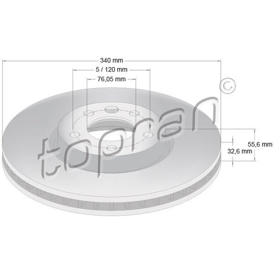 114 025 - Brake Disc 