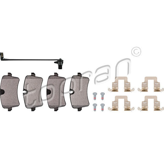 115 176 - Brake Pad Set, disc brake 