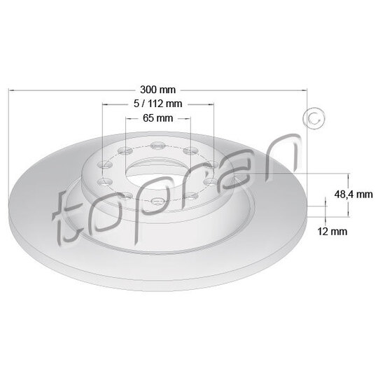 116 888 - Brake Disc 