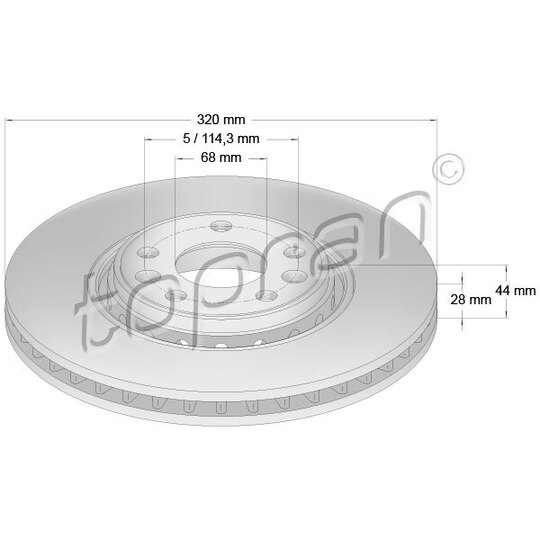 631 151 - Brake Disc 