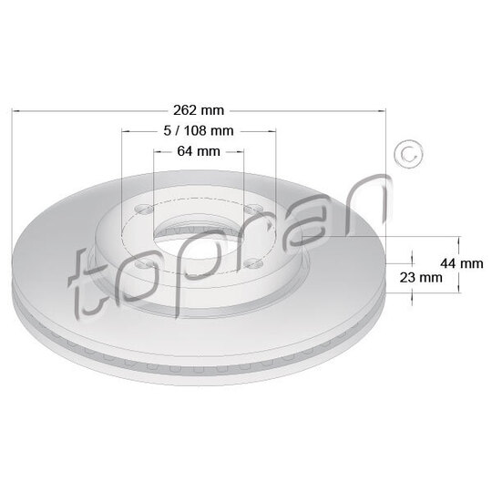 631 172 - Brake Disc 