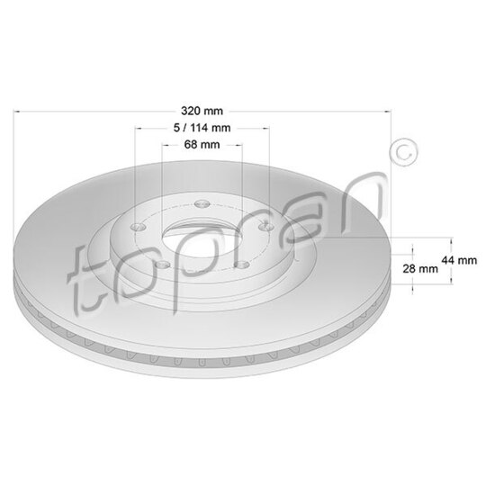 631 176 - Brake Disc 