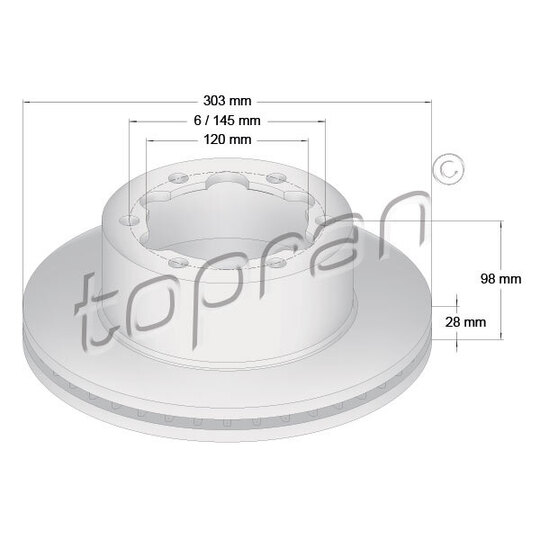 631 174 - Brake Disc 