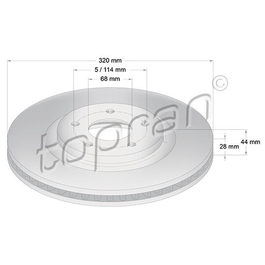 631 177 - Brake Disc 