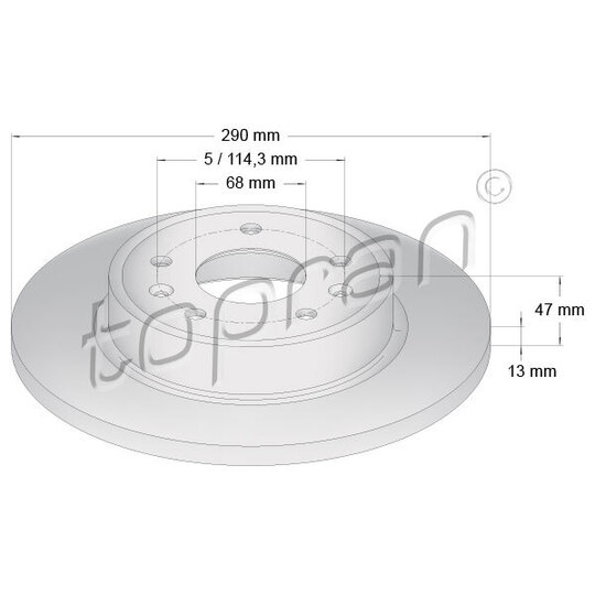 631 160 - Brake Disc 