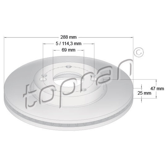 631 173 - Brake Disc 