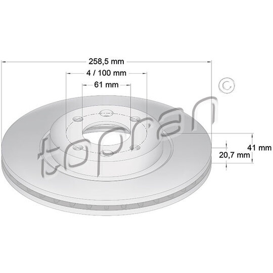 700 180 - Brake disk 