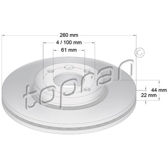 700 474 - Brake disk 