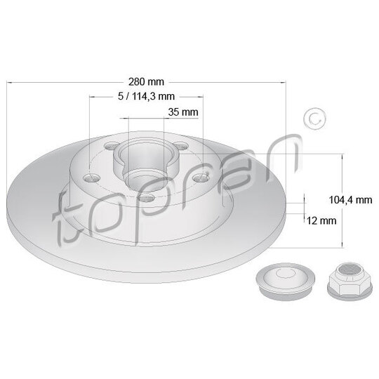 701 922 - Brake Disc 