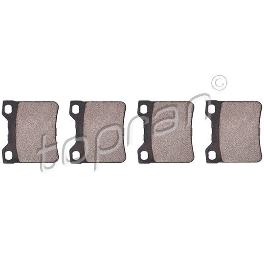 722 491 - Brake Pad Set, disc brake 