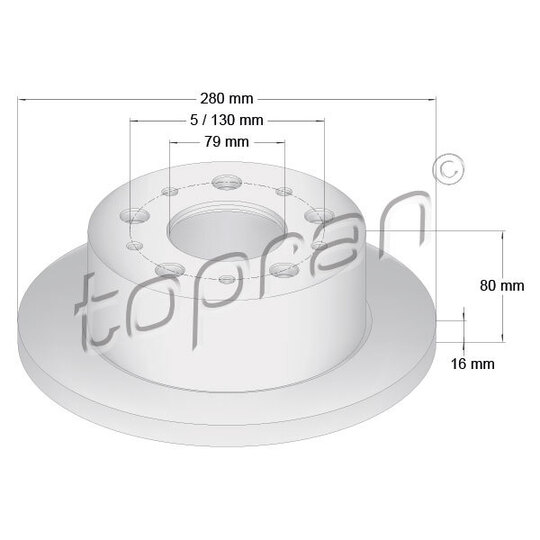 722 597 - Brake disk 