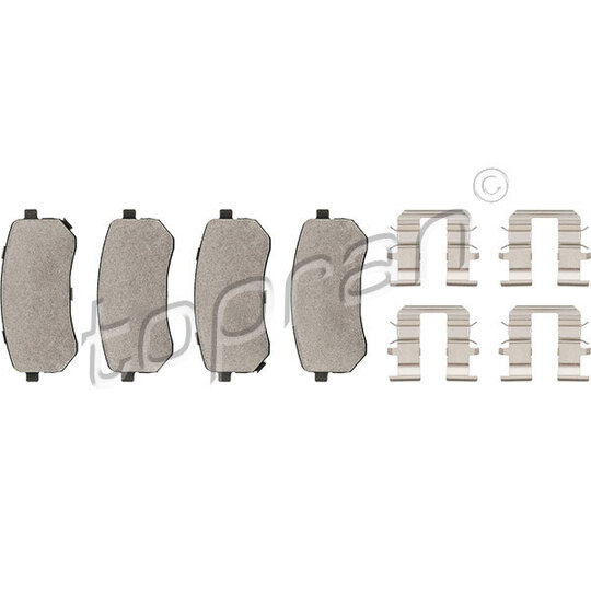 820 814 - Brake Pad Set, disc brake 