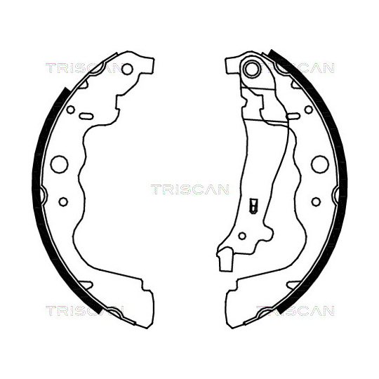 8100 25004 - Brake Shoe Set 