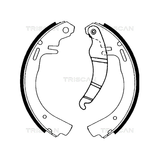 8100 24223 - Brake Shoe Set 