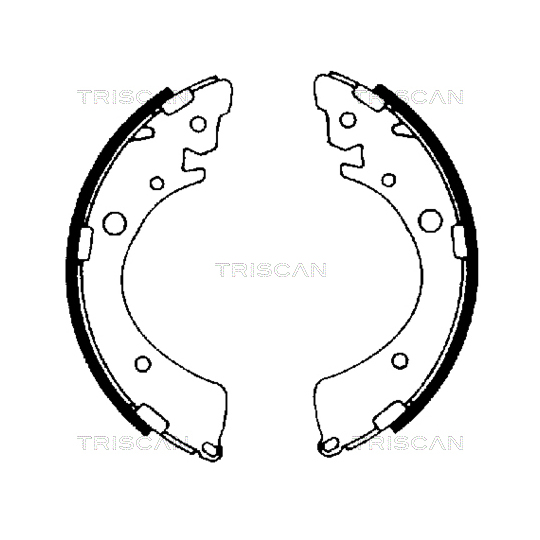 8100 40441 - Brake Shoe Set 