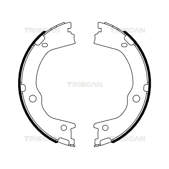 8100 43027 - Brake Shoe Set 