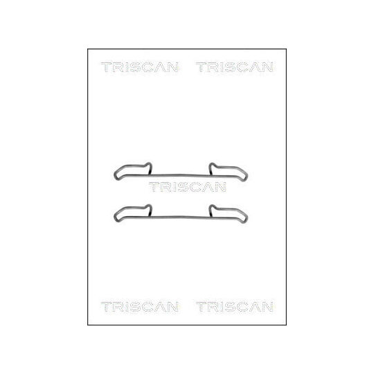 8105 101540 - Accessory Kit, disc brake pad 