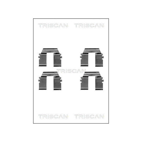 8105 101615 - Accessory Kit, disc brake pad 