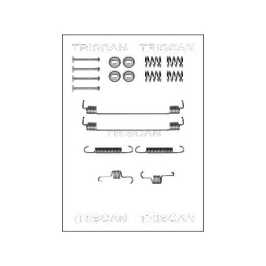 8105 102596 - Accessory Kit, brake shoes 