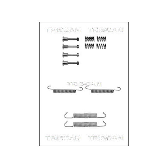 8105 112065 - Accessory Kit, parking brake shoes 