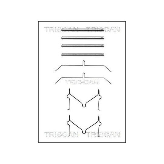 8105 131621 - Accessory Kit, disc brake pad 