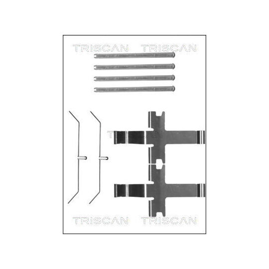 8105 131647 - Accessory Kit, disc brake pad 