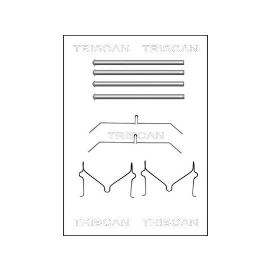 8105 131640 - Accessory Kit, disc brake pad 