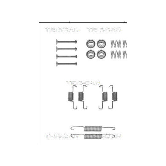 8105 132593 - Accessory Kit, parking brake shoes 